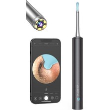 urfakent bilişim ve medya danışmanlık Bebırd T5 3mp Kamera 3.5mm Lens Şarjlı Wıfı Görüntülü Kulak Temizleyici Siyah Renk