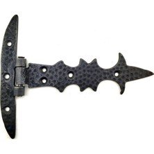 Zenvia Antika Tarz Dekoratif Pirinç Kuyruklu Lale Menteşe - Dar Kasa, Oksit