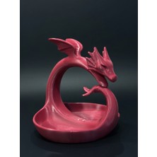 Onyx Ejderha Figürlü Tepsi - 3D Baskı Fantastik Dragon Organizer & Dekoratif Obje