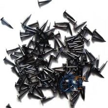 Zenvia Klips, Menteşe, Ayağı Çivisi 7mm Çelik - Siyah 10GR