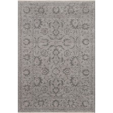 Eko Halı Liza Kilim Liz 03 Grey Xw Vintage Tarz Yumuşak Tuşeli Çamaşır Makinesinde Yıkanabilen Kaymaz Tabanlı Şık Kilim