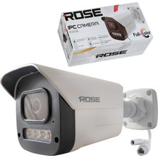 Rose IP-20195 Gece Renkli 4mp Ip Bullet Kamera Colorvu 3.6mm