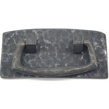 Zenvia Antika Tarz Dekoratif Pirinç Otantik Dövme Kapı Kulbu - 45X90 Mm, Oksit