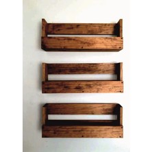 Fiora 3lü Ahşap Raf