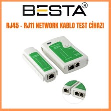 urfakent bilişim ve medya danışmanlık RJ45 / RJ11 Tester Adsl Kablo Cat5 Cat6 Kablo Test Cihazı