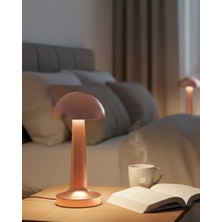 Getittir Şarjlı Mantar Masa Lambası 3 Seviyeli Dokunmatik LED USB Şarj Özellikli - Lisinya