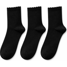 QUALITY WALKING 3'lü Dikişsiz Kadın Bambu Uzun Çorap Ipeksi Yumuşaklık Yıkamalı Zarif ve Şık Tasarım