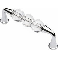 Dizaynaks Kristal Cam Kulp 96 Mm. Krom