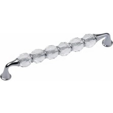 Dizaynaks Kristal Cam Kulp 160 Mm. Krom