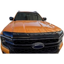 Aftermarket 2023+FORD Ranger T9 Kaput Rüzgarlık Koruma Parlak Siyah
