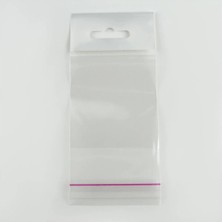 Ronanna 6*20 Yapışkanlı 1000 Adet Askılı Şeffaf Poşet