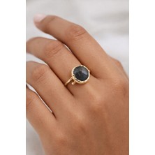 Feyz Tasarım Feyz Aurora Mavi Labradorit Yüzük