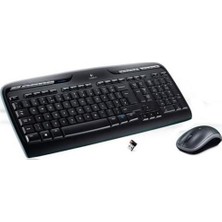Urfakent Logıtech MK330 Q Tr mm Kablosuz Klavye Mouse Set Siyah 920-003988