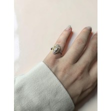 Luckyb Store Vip Zirkon Taşlı Ayarlanabilir Ölçülü Yüzük