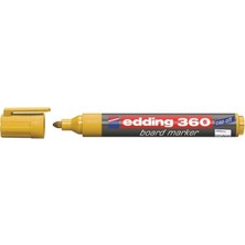 Edding 360 Sarı Renkli Yazı Tahtası Kalemi 1 Adet Kalem ile Yazım Kolaylığı