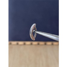 Rupen Kraft 316 L Cerrahi Çelik Basic Klips Toka Model Göbek Piercingi Çelik Göbek Piercingi