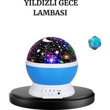 Aksiyon Global Renkli LED Gece Lambası 6 Işık Modlu Çocuk Odası Atmosfer Aydınlatma - Lisinya