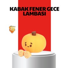 Aksiyon Global Pumpkin LED Night Light Dokunmatik Şarjlı Silikon Gece Lambası - Lisinya