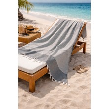 Lunga Vita Hürrem %100 Pamuk Peştemal 90X170 Büyük Ebatlı Plaj Havlusu Banyo Peştemali