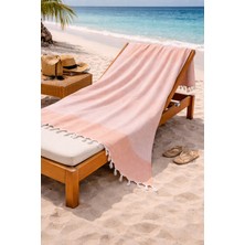 Lunga Vita Hürrem %100 Pamuk Peştemal 90X170 Büyük Ebatlı Plaj Havlusu Banyo Peştemali