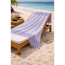 Lunga Vita Hürrem %100 Pamuk Peştemal 90X170 Büyük Ebatlı Plaj Havlusu Banyo Peştemali