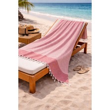 Lunga Vita Hürrem %100 Pamuk Peştemal 90X170 Büyük Ebatlı Plaj Havlusu Banyo Peştemali