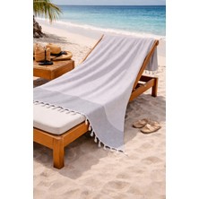 Lunga Vita Hürrem %100 Pamuk Peştemal 90X170 Büyük Ebatlı Plaj Havlusu Banyo Peştemali