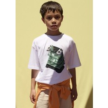 Mayoral Erkek Çocuk T-Shirt Beyaz - 06033