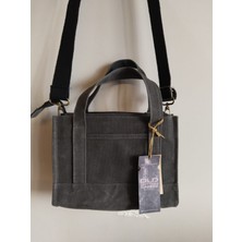 Old Cotton Cargo Kadın Fermuar Detaylı Içi Desenli  Küçük Boy Çantası