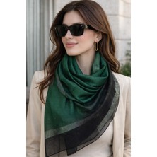 Sacce Scarves & Accessories Ipek Görünümlü Sim Şeritli Işıltılı Şal – Zarif, Hafif ve Şık Ipek Şal