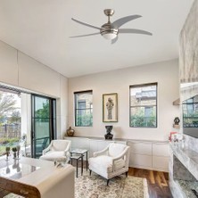 Colours Hanki 2026 model DC Motor Led Aydınlatma Uzaktan Kumandalı Tavan Vantilatörü 132 cm Gri 5 Kanat