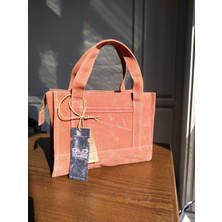 Old Cotton Cargo Kadın Fermuar Detaylı Içi Desenli  Küçük Boy Çantası