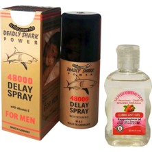 ULFİSU COSMETİCO Shark Geçiktıriçı Sprey - Ulfisu Kayganlastirici 50 ml Jel Hediye