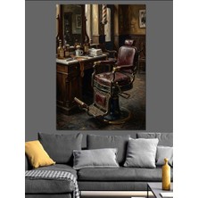 Tablomega Antik Berber Salonu ve Koltuğu Dekoratif Kanvas - Mdf Ahşap Tablo