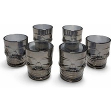 AyrStore Buğz 6'lı Kurukafa Cam Shot Bardağı ALK5115