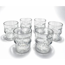 AyrStore Buğz 6'lı Kurukafa Cam Shot Bardağı ALK5117