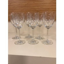 Plus Home Kadeh Bardak Kendinden Desenli Büyükboy 6'lı Made In Italy Cerve