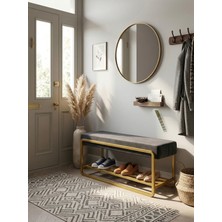 Todek Home Line Modern Bench  Puf | 120 cm - Antre, Giriş Holü, Ofis Için Şık Dekoratif Bench