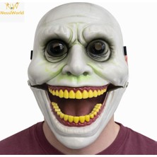 NW Nessi World Hareketli Çene Mekanizmalı Korku Maskesi Yeşil