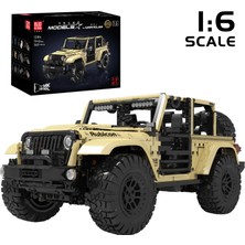 Mould King 13184 Uzaktan Kumandalı Arazi Aracı Wrangler Yapım Seti | 3.621 Parça