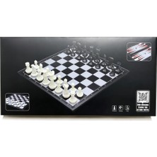 NW Nessi World VRD10661 Katlanabilir Satranç Tavla ve Dama Seti