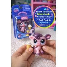 Toyfest Littlest Pet Shop Seri 4 Tekli Figür Miniş Inek #233 G7 Orijinal Aksesuarlı Koleksiyon Oyuncak Lps 4