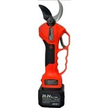 Algaride Yokatta 840 Akülü Budama Makası 40 mm 25.2 V 4.5 Ah Çift Bataryalı Profesyonel Dal Kesme