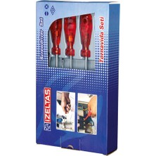 SHC4200 4100 Düz Tornavida Takımı 8 Parça Kraft