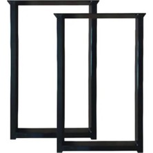 Beasym Metal Masa Ayağı Bilgisayar Yemek Masası Ayakları Metal Ayak 50X75CM