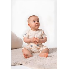 %100 Organik Pamuk Tavşan Şortlu Takım