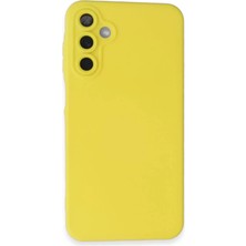 Feedback Newface Samsung Galaxy A05S Kılıf Nano Içi Kadife Silikon - Sarı