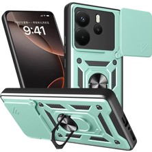 Feedback Newface Xiaomi Redmi Note 14 4g Pars Lens Yüzüklü Silikon - Yeşil