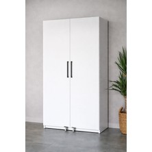 %100 Mdf Erzak Dolabı - Çok Amaçlı Dolap - Beyaz