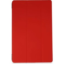 Feedback Newface iPad Pro 13 (2024) Kılıf Tablet Smart Kılıf - Kırmızı